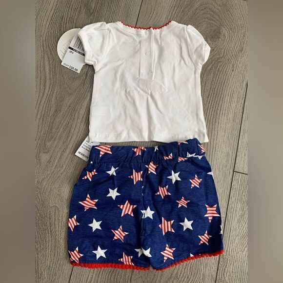 Koala Kids 2 Pc my first 4th of July set - Picture 2 of 2